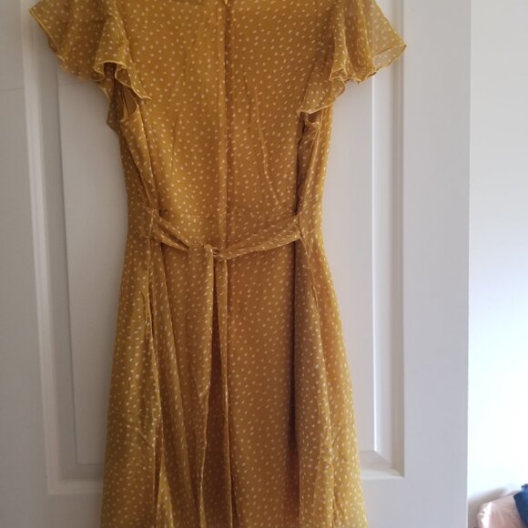 Cute fall mustard dress - Picture 6 of 7